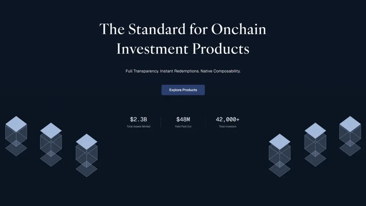 Tokenized treasury issuer — onchain investment products