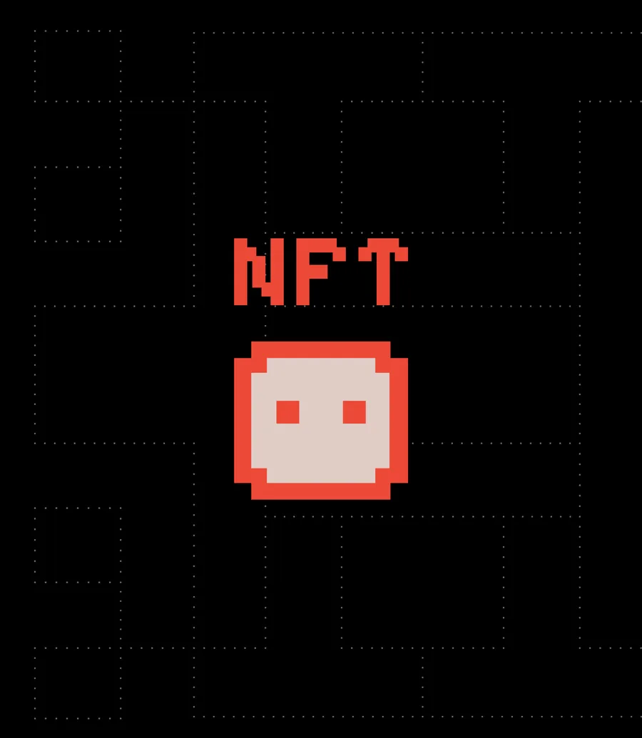 Pixel-art NFT game character