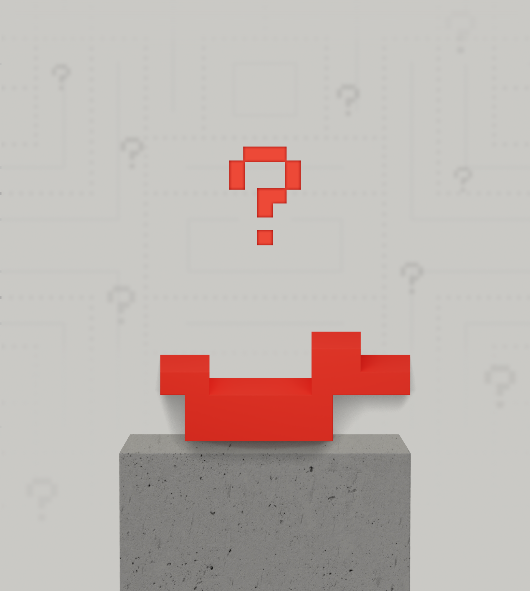 Duck with question mark